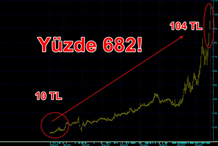 Tera Yatırım hissesi düşen borsada yüzde 682 yükseldi.