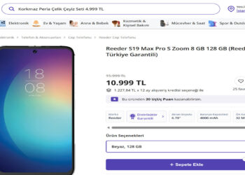 Reeder’in satılmıyor dediği telefon halen satışta!