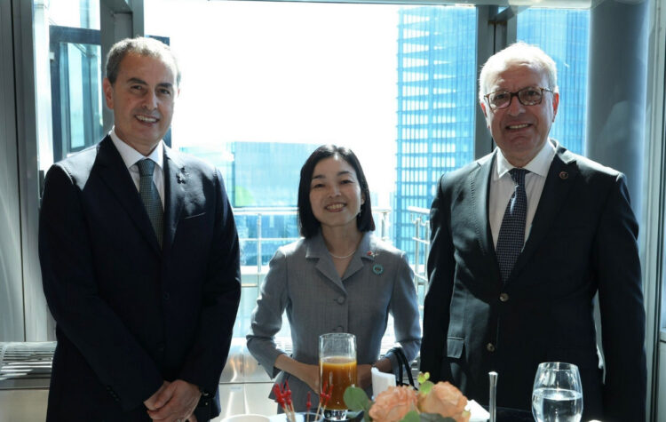 Prens Mikasa Ailesinde Üç Kuşak Arasındaki Güçlü Bağ: Türkiye Dostluğu” konferansı vesilesiyle Japonya Altes Prensesi Akiko Mikasa İş Bankası'nın misafiri oldu.