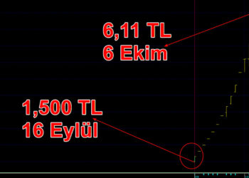 15 seans tavan yapıp yüzde 60 yükseldi