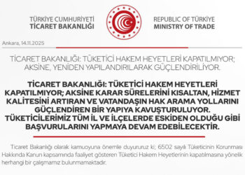 Ticaret Bakanlığı’ndan Tüketici Hakem Heyeti açıklaması