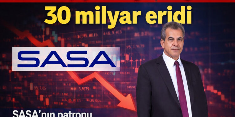 SASA'nın piyasa değeri adeta mum gibi eridi