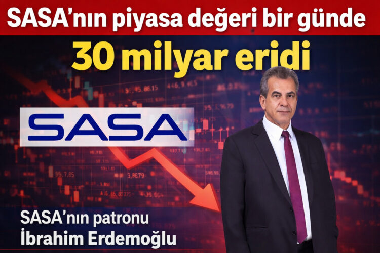 SASA'nın piyasa değeri adeta mum gibi eridi