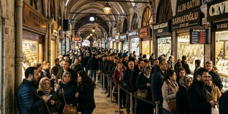 Altın fiyatı düştü, vatandaş kuyumcuya akın etti: Kuyruklar uzadı