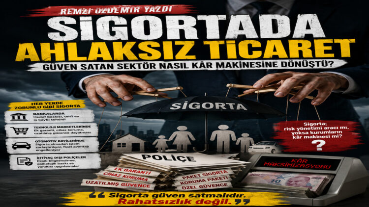 Remzi Özdemir sigorta sektörünü yazdı