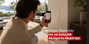 Hasar İhbarında Hız ve Kolaylık Aksigorta Mobil’de