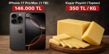 Bir iPhone almak için 417 kilo kaşar peyniri gerekiyor