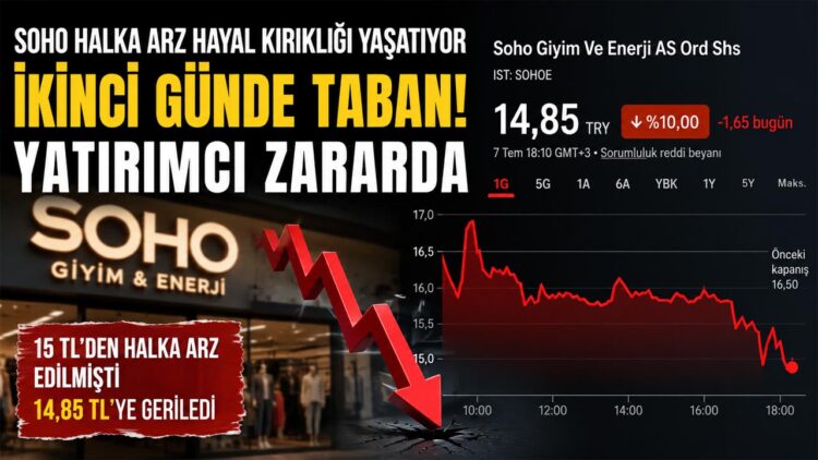 SOHOE yatırımcısını ilk haftada zarara soktu