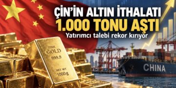 Çin’in altın ithalatı 1.000 tonu aştı: Yatırımcı talebi rekor kırıyor